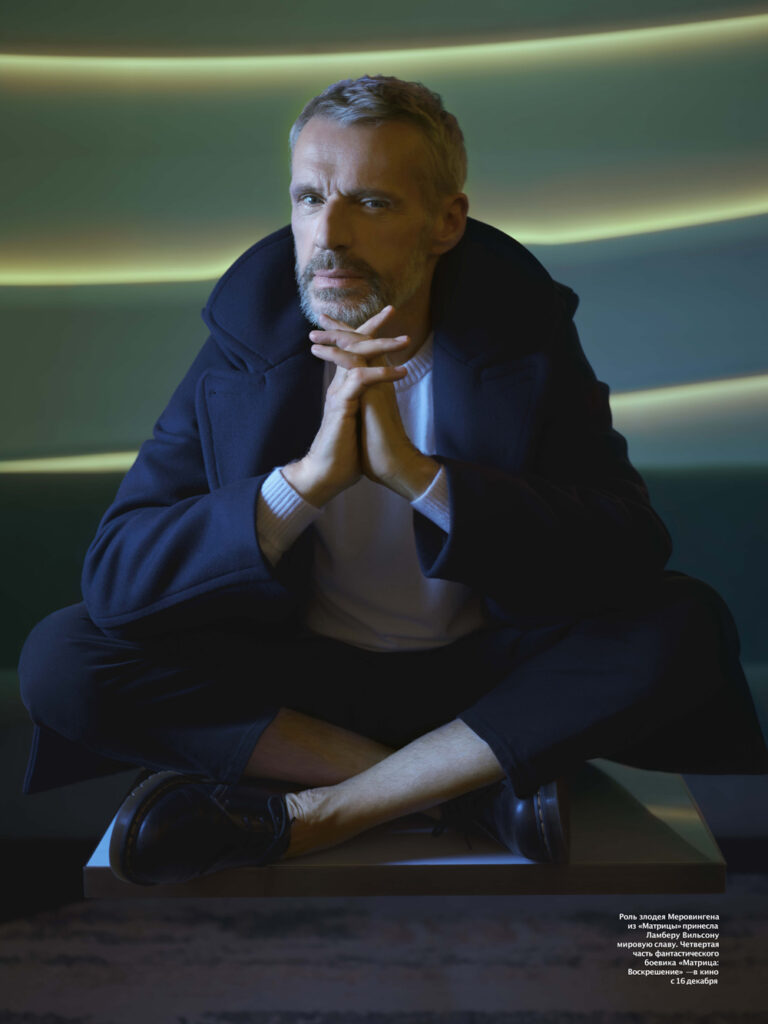 Actor Lambert Wilson photographed by-Benjamin Kanarek, production by Inhouse Publicity